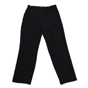 J. Crew Women's 365 Easy Stretch Waist Career Trouser Pants Size 10 Black